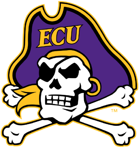 (image for) East Carolina Pirates 2014-Pres Primary Logo iron on heat transfer